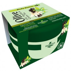 HerbOlive Βούτυρο Με Βανίλια & Πράσινο Τσάι - Body Butter Vanilla & Green Tea