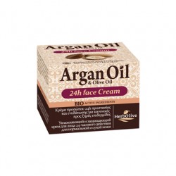 ArganOil 24ωρη Κρέμα Προσώπου Για Κανονικό & Ξηρό Δέρμα - Face Cream 24Hours Normal & Dry Skin